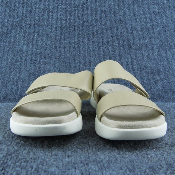 Kensie‎ Jipsy Women Slide Sandal Shoes Beige Synthetic Size 8 Medium - Picture 2 of 10